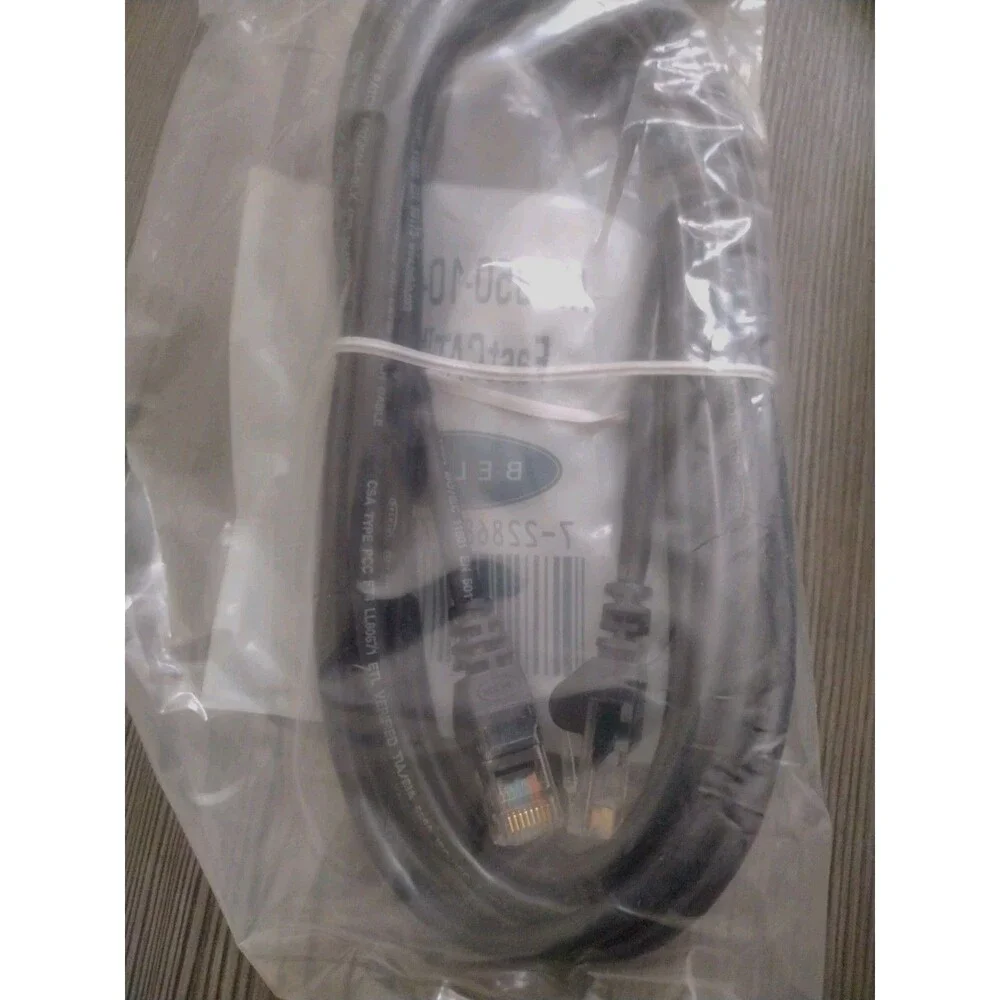 6 NEW -Belkin A3L850-10-BLK-S  Snagless FastCat 5e Patch Cable -10ft (NOS) - Picture 5 of 6